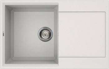 Chiuveta granitek Elleci Easy 300 790x500x220 mm cuva reversibila Bianco Titano 