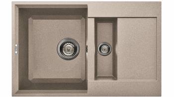 Chiuveta granitek Elleci Easy 325 780x500x220 mm cuva reversibila Tortora G43 