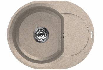 Chiuveta granitek Elleci Easy Round 600 600 x 470 mm adancime 200 mm cuva reversibila Avena G51