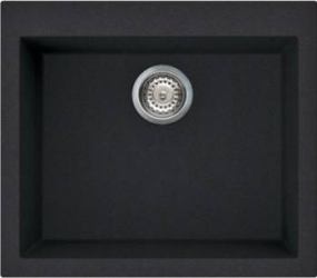 Chiuveta granitek Elleci Quadra 105 570x500x200 mm Full Black G40
