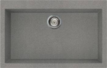 Chiuveta granitek Elleci Quadra 130 790x500x200 mm Titanium M73 