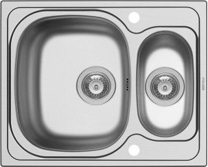 Chiuveta inox Pyramis SPARTA dimensiune 620x500mm adancime 150/90mm reversibila finisaj lucios 