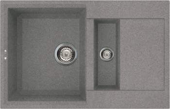Chiuveta metaltek Elleci Easy 325 780x500x220 mm cuva reversibila Titanium M73 