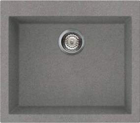 Chiuveta metaltek Elleci Quadra 105 570x500x200 mm Titanium M73 