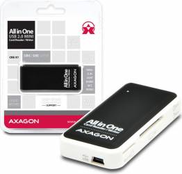 Cititor de Carduri AXAGON 5-slot Negru 