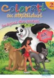 Colorati cu abtibilduri 2 Imagini din povesti 