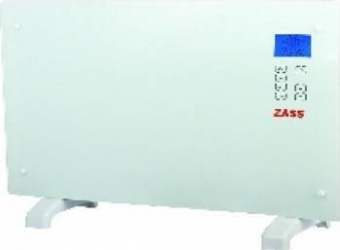 Convector electric Zass ZKCG 01 W 2000W Afisaj LCD Termostat reglabil Alb 