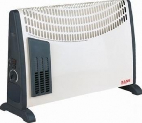 Convector Zass ZKH 02T 2000W 3 trepte de putere Termostat reglabil Alb 