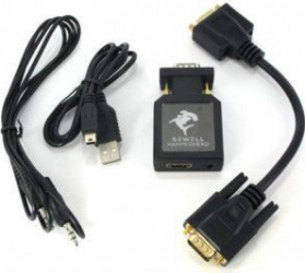 Convertor VGA+audio la HDMI