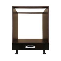 Corp pentru cuptor incorporabil cu sertar Zebra wengenegru lucios fara blat 60 x 82 x 57 cm 