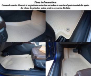 Covoare cauciuc stil tavita BEJ VW PASSAT B8 2014- 