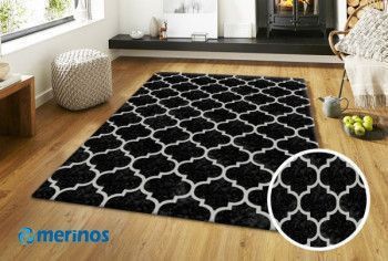Covor Merinos Elite 23085 91-Black 160x230 densitate 4.1 KG/m and sup2 grosime 25 mm nr nod/ m and sup2 420000 