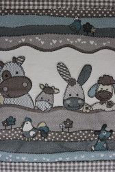 Covor MERINOS Pastel Kids 21484 730 Blue 120 x 170 cm densitate 3 KG/m and sup2 grosime 13 mm nr nod/ m and sup2 290000 