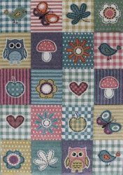 Covor MERINOS Pastel Kids 21961 110 Multi 120 x 170 cm densitate 3 KG/m and sup2 grosime 13 mm 