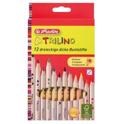 Creioane color triunghiular Trilino 1/ 1 12 culori 