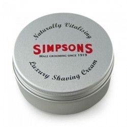 Crema de barbierit Simpson Luxury fara parfum 125 ml 