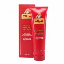 Crema rapida pentru barbierit cu ulei de migdale Cella Milano 150 ml 