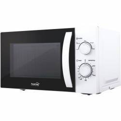 Cuptor cu microunde 700 W 5 trepte putere capacitate 20 l alb 