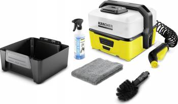 Curatitor cu apa portabil cu acumulator Karcher OC 3 + Bike Box 2lmin presiune joasa 