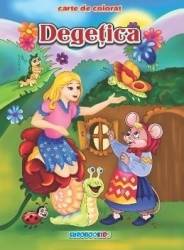 Degetica - carte de colorat