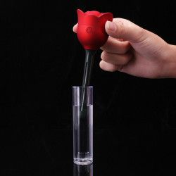 Difuzor aromaterapie in forma de trandafir cu functie de umidificator camera alimentare usb 