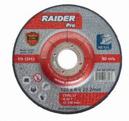 Disc pentru slefuit metal Raider 160147 diametru 230 mm 