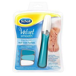 Dispozitiv electronic de ingrijire a unghiilor Scholl Velvet Smooth + Cadou portofel Negru 