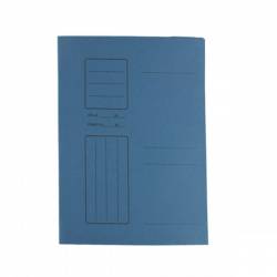 Dosar plic carton color 250 grmp albastru 50 bucset 
