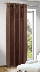 Draperie cu bride ascunse. Dimout Jolie ciocolata 245x135 
