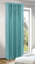 Draperie cu bride ascunse. Dimout Jolie petrol 245x135 