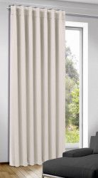 Draperie cu bride ascunse Dimout Tina offwhite 245x140 