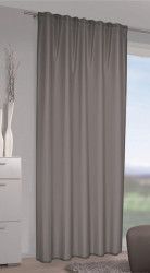 Draperie cu bride ascunse Vicky maro 245x140 