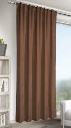 Draperie cu bride Jakob braun 245x140 
