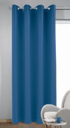 Draperie cu inele Bl.out Mia albastru 245x140 