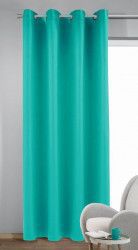 Draperie cu inele Bl.out Mia petrol 245x140 