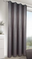 Draperie cu inele Blackout Leather anthr 245x135 