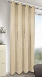 Draperie cu inele Blackout Leather champ 245x135 