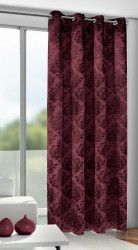 Draperie cu inele Dimout Marlin bordeau 245x135 