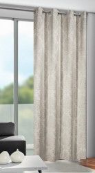 Draperie cu inele Dimout Marlin creme 245x135 
