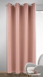 Draperie cu inele DimOut Mia roz 245x140 
