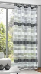 Draperie cu inele Ludwig antracit 245x135 