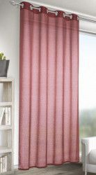 Draperie cu inele Struktur Alex marsala 245x140 