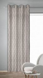 Draperie cu inele Toni dd-roz 245x135 