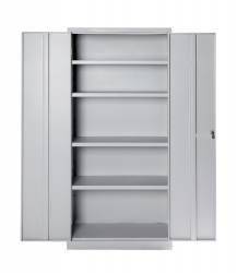 Dulap metalic 4 polite+ baza 180x78x39 cm vopsit gri 60kgpolita fiset neasamblat 