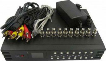 DVR Kemot URZ0172 4 canale cu cabluri Negru 