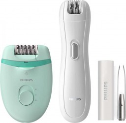 Epilator Philips Satinelle Essential BRP529/00 2 viteze Opti-light Verde 