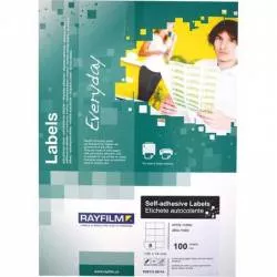 Etichete autoadezive alb mat de 105x74.2mm 8bucA4 100colitop gama ECO uz univ Rayfilm