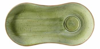 Farfurie aperitiv din portelan BONNA colectia THERAPY 25x12cm 
