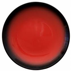 Farfurie desert GURAL colectia MARMARIS-BLACK RED 19cm 