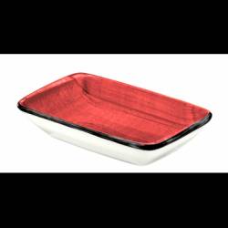 Farfurie dreptunghilara din portelan BONNA colectia PASSION 15x9cm 